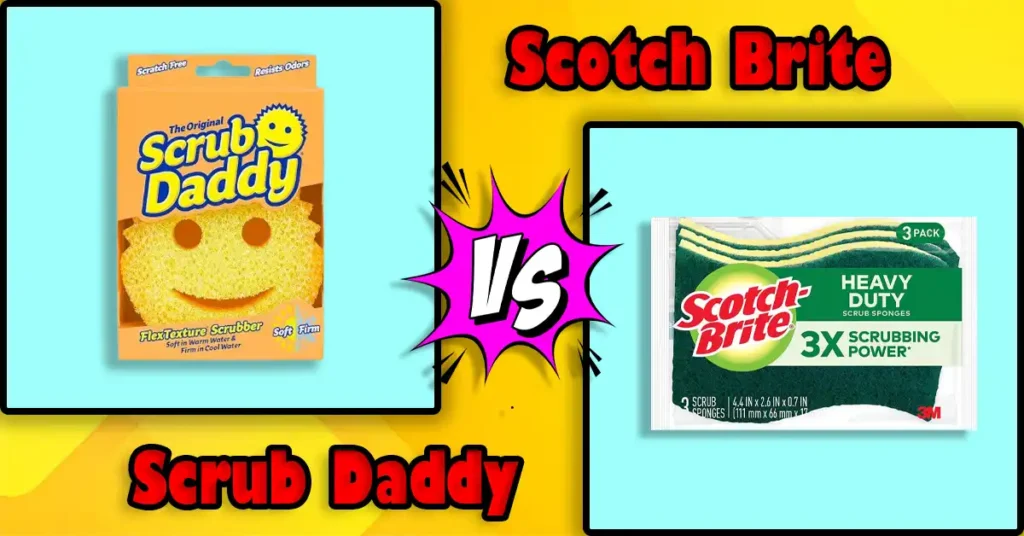 Scrub Daddy vs Scotch Brite
