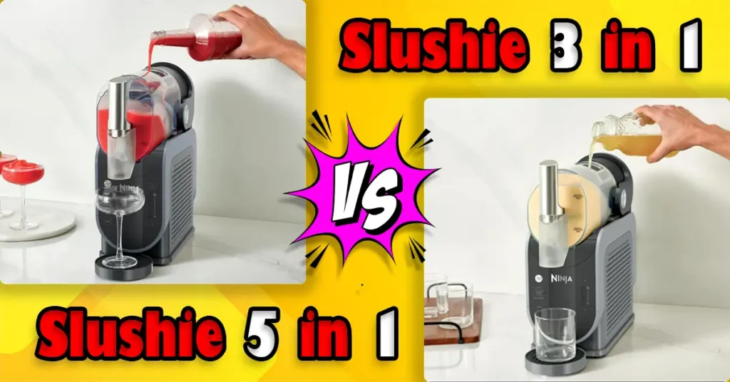 Ninja Slushie 5 in 1 vs 3 in 1